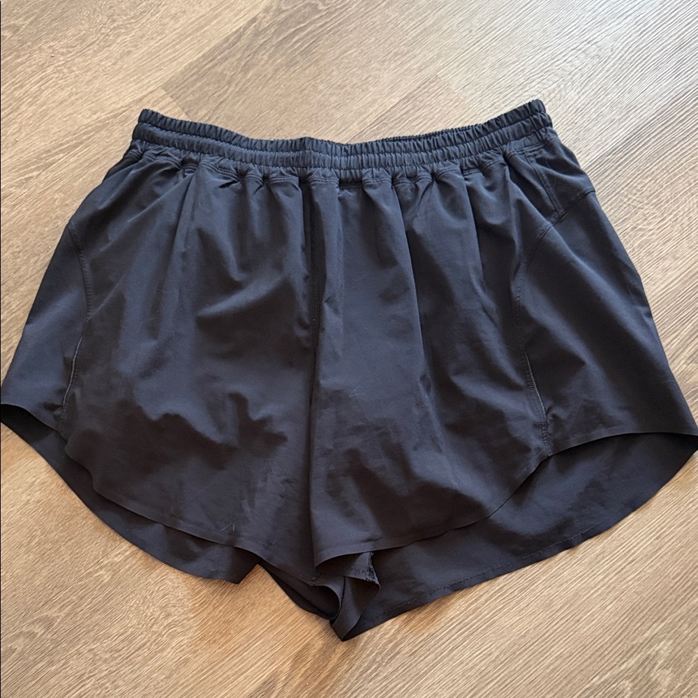 Women's Black lulu lemon Athletic Shorts
